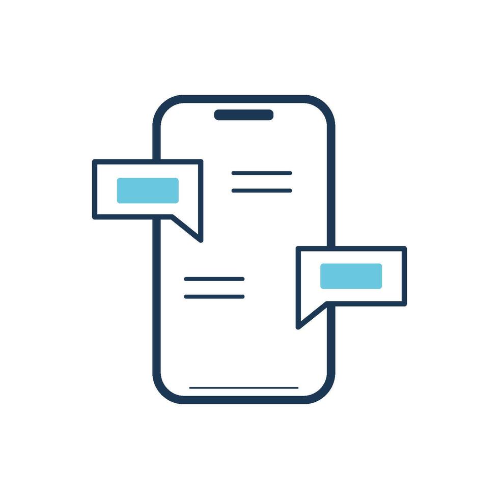 Mobile phone icon vector