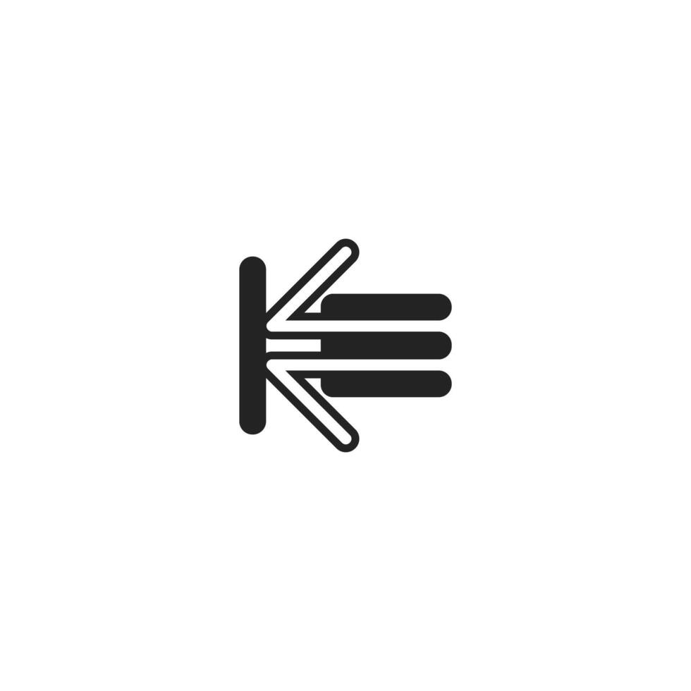 Professional Initial Monogram Logo of KE and EK Letters vector