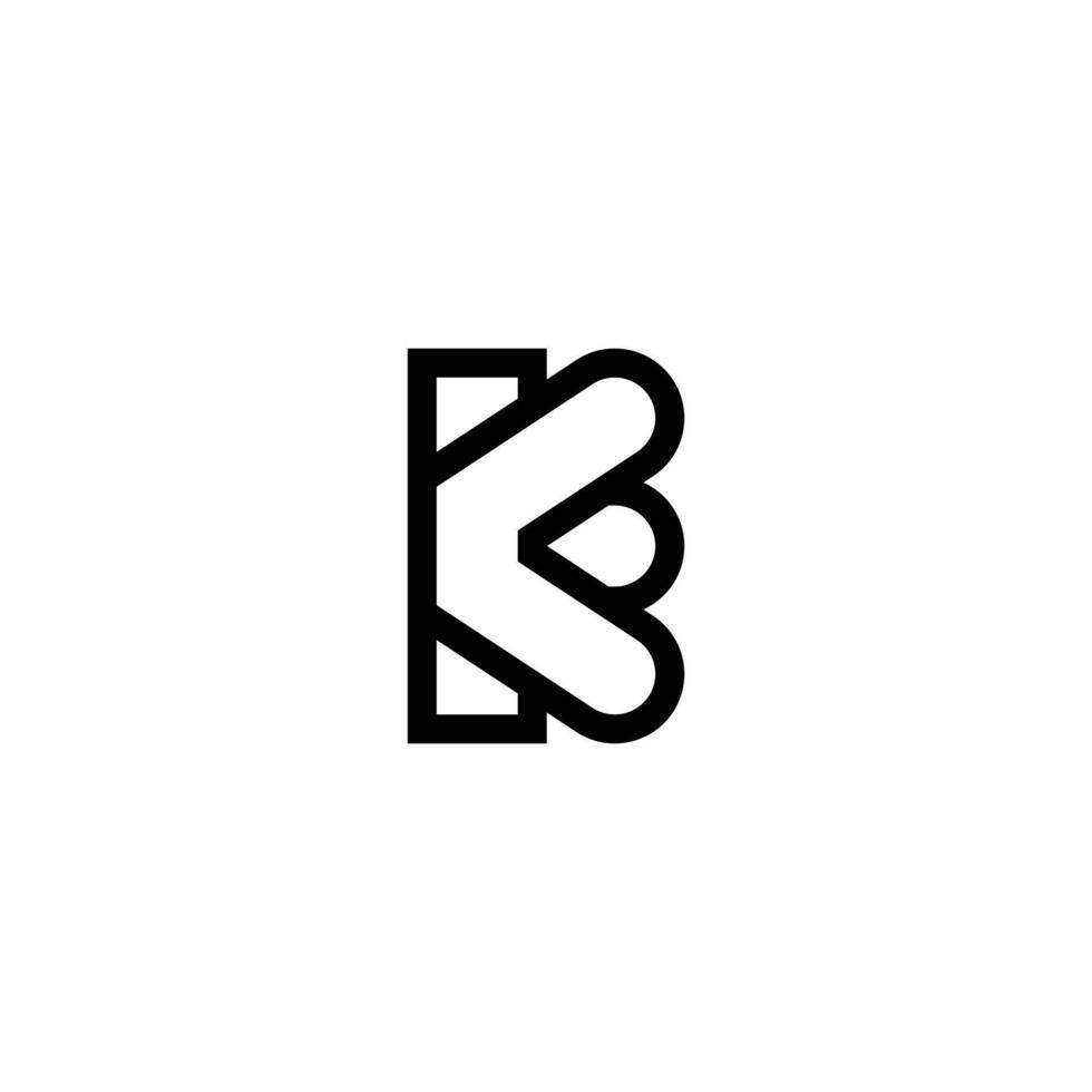 Creative Monogram Logo of KE and EK for Versatile Branding vector