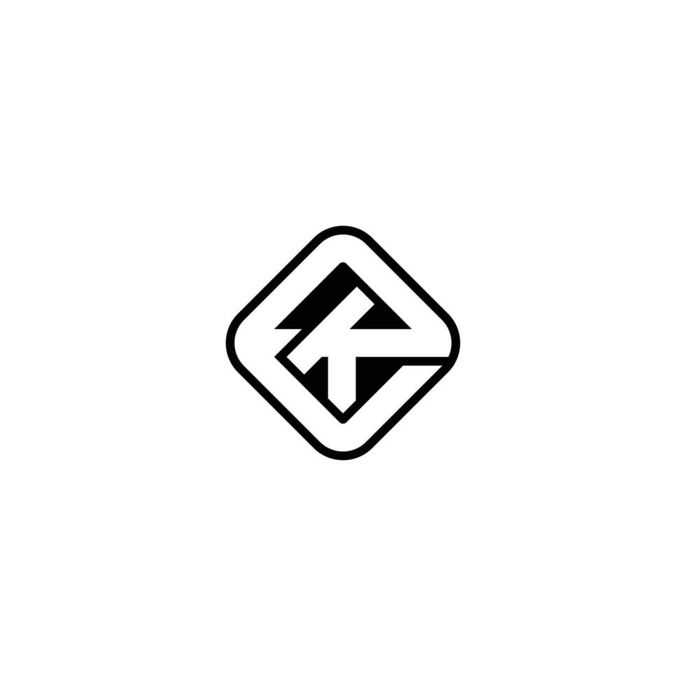 Minimalist Alphabet Letters Initial Monogram KE EK Logo vector