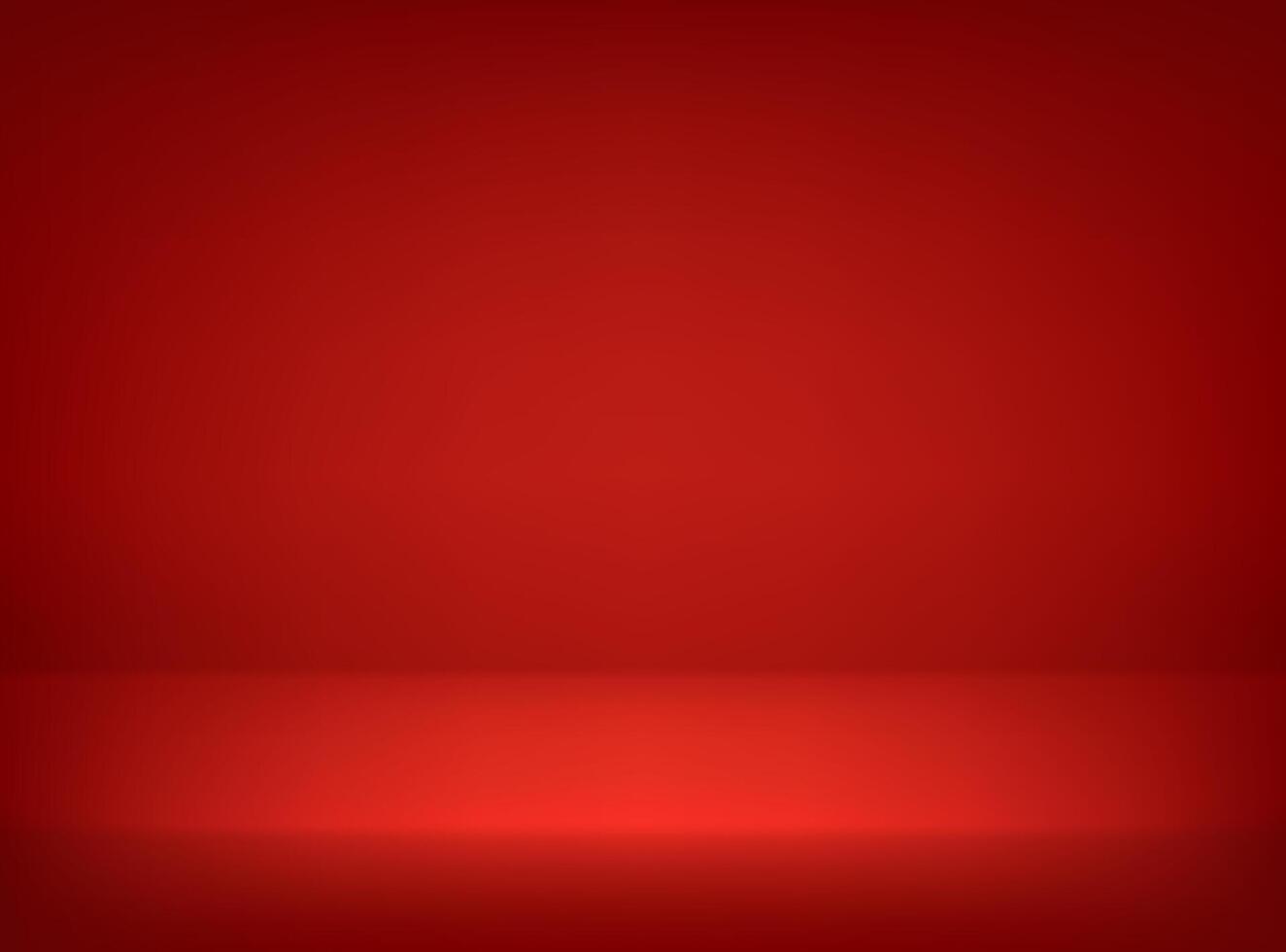 Empty red studio background. Red studio lighting. Space for selling products on the website. Background 3d. illustration. vector