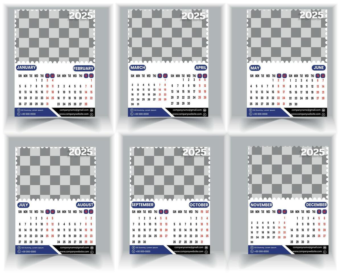 This year s new calendar is out ,2025 calendar vector