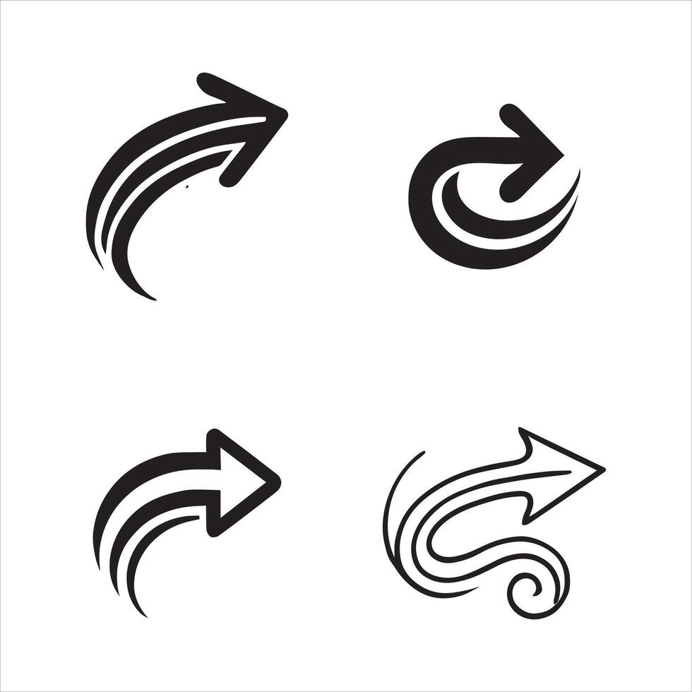 Stylized Arrows for Creative Branding vector