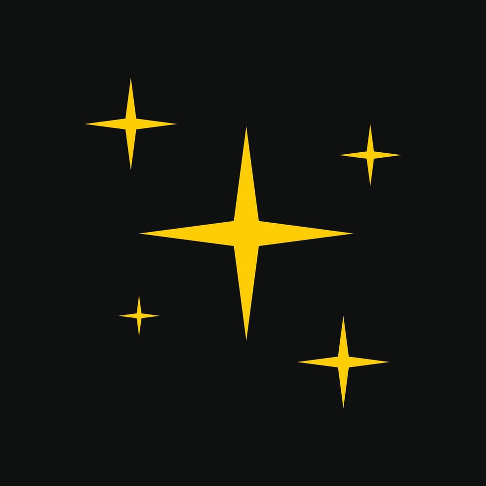 Stars trendy artwork attractive abstract illustration colorful useable design vector