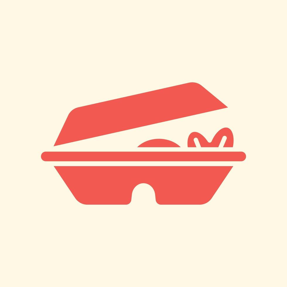 Lunch box trendy artwork beauteous abstract illustration colorful applicative design vector