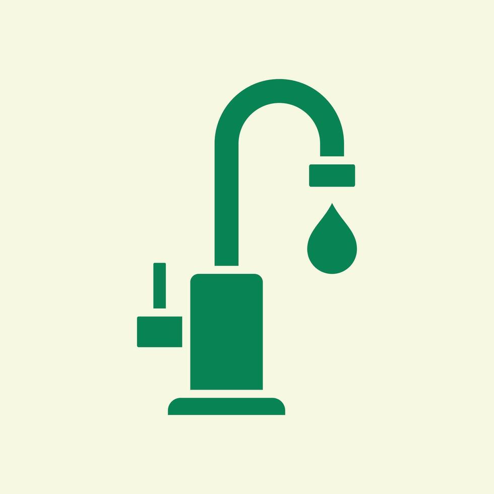 Water tap trendy artwork handsome abstract illustration colorful useable design vector