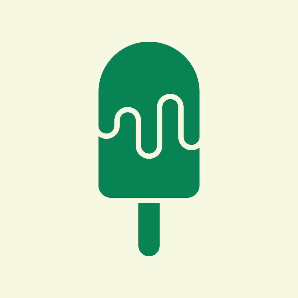 Sweet ice cream trendy artwork handsome abstract illustration colorful useable design vector