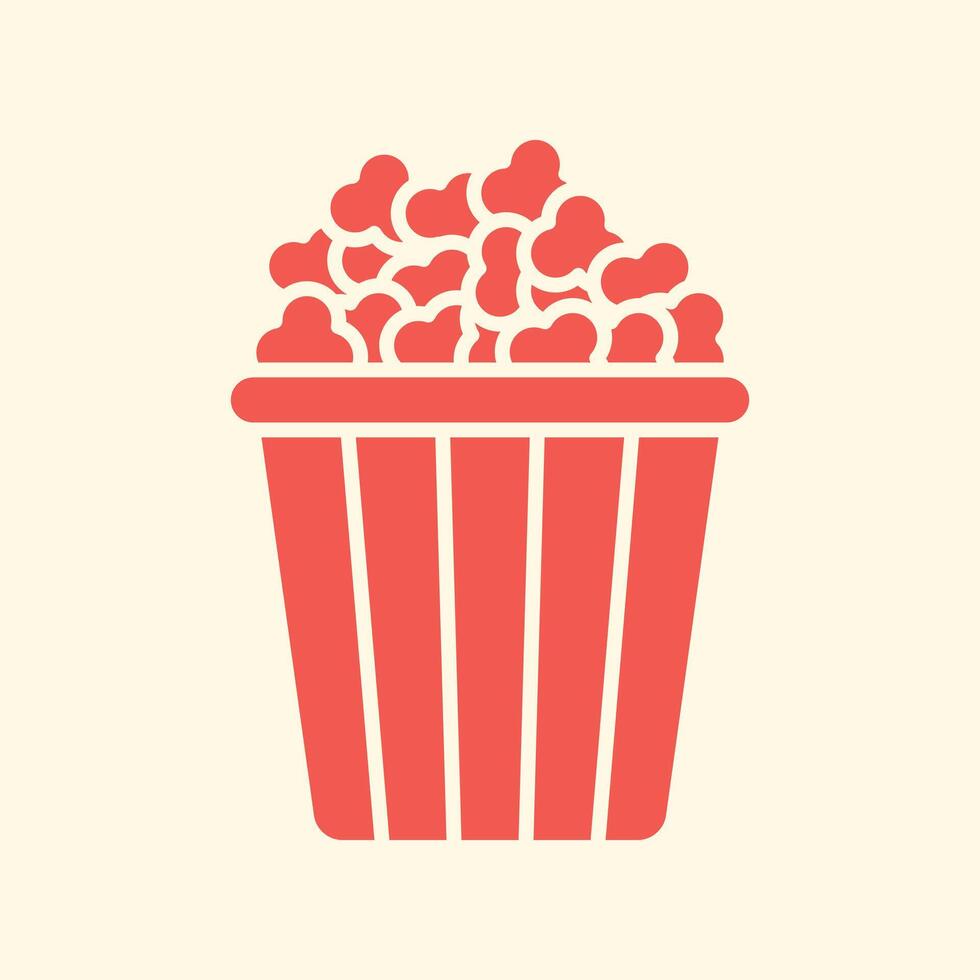 Pop corn trendy artwork beauteous abstract illustration colorful applicative design vector