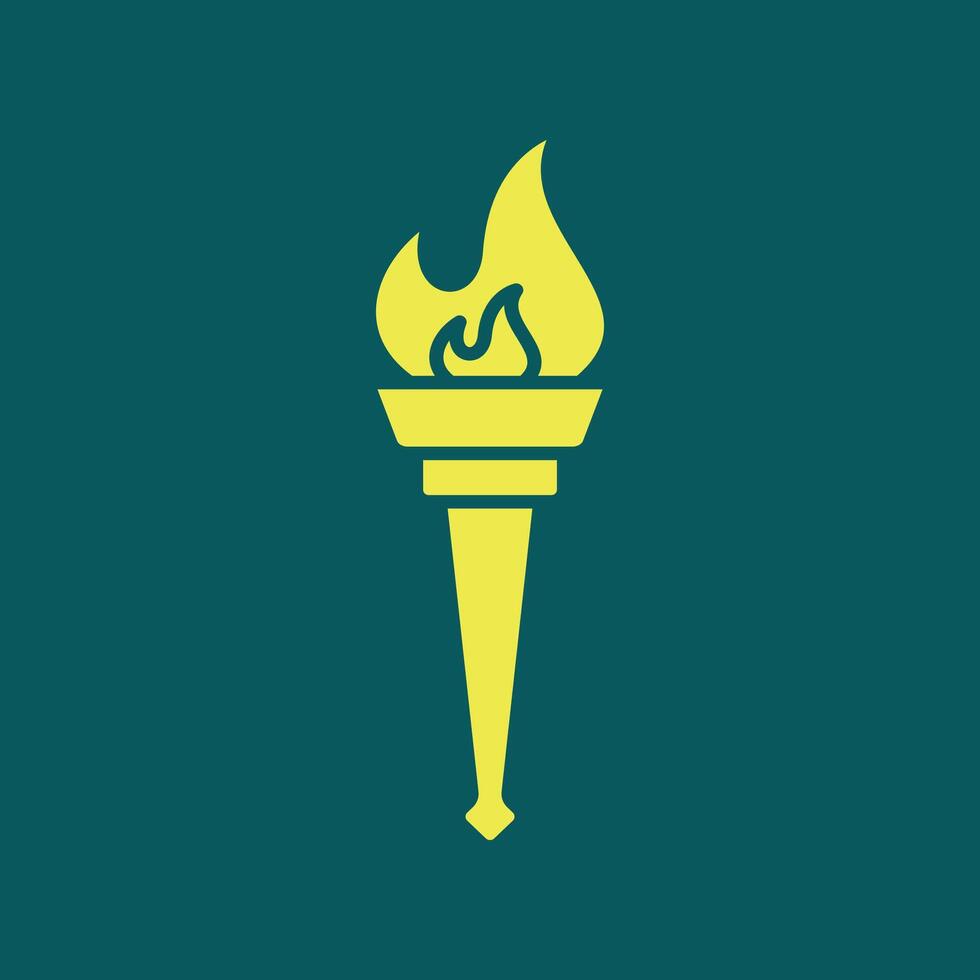 Torch trendy artwork ravishing abstract illustration colorful applicative design vector