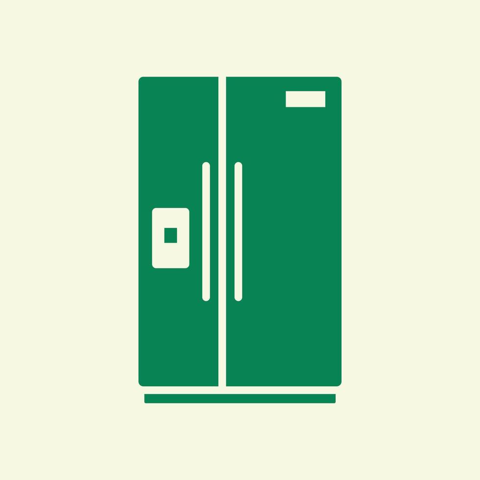 Refrigerator trendy artwork handsome abstract illustration colorful useable design vector