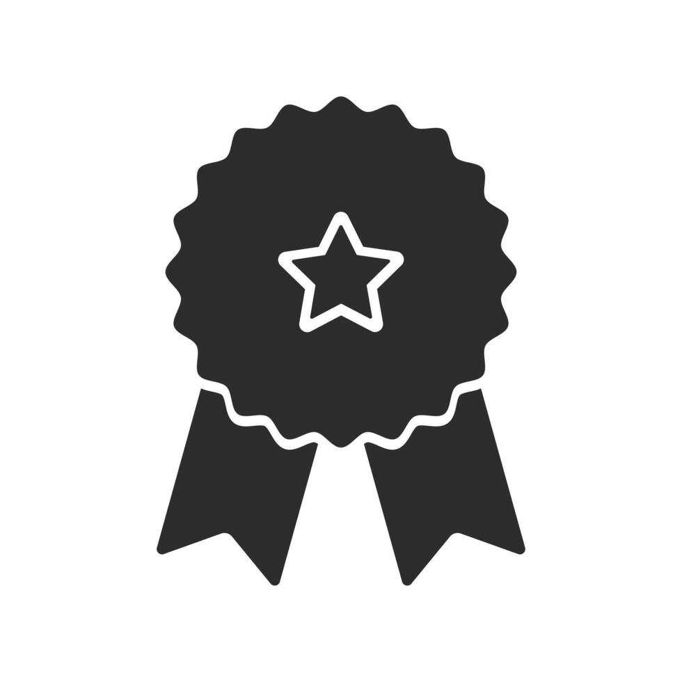 Certificate badge award icon. Premium quality. Seal stamp. Achievement badge. Profile Verification. Quality mark check mark. Approval sign. Task done. Project completed vector