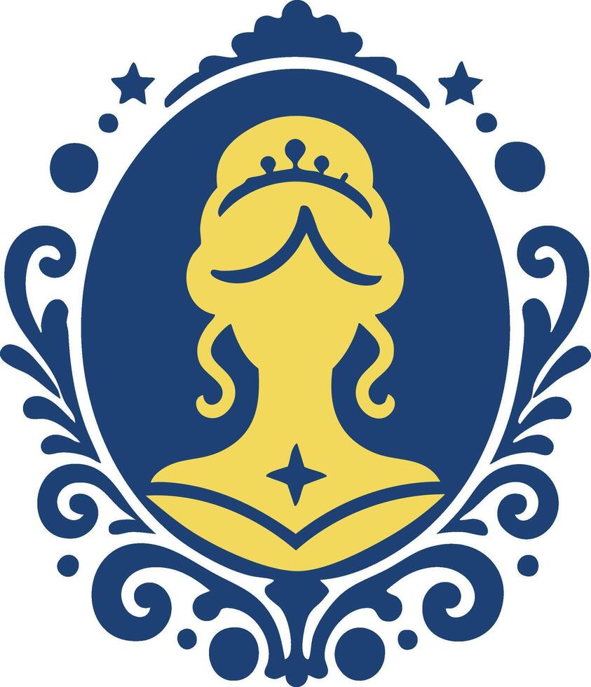 Timeless Cameo Silhouette for Artistic Use vector