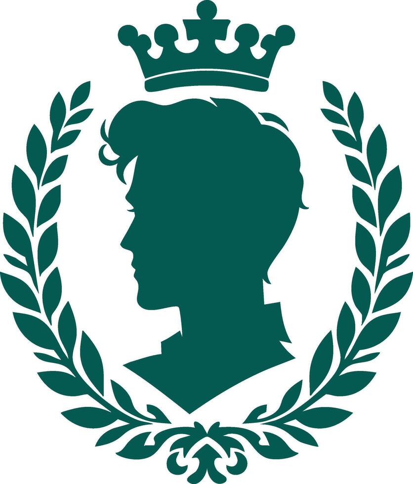 Timeless Female Silhouette Cameo for Retro Items vector
