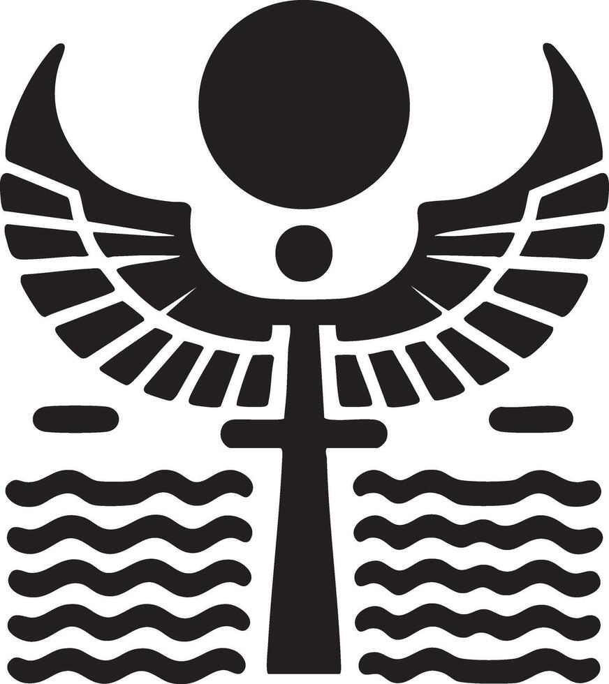 Hieroglyphic Art for Classic Egyptian Designs vector