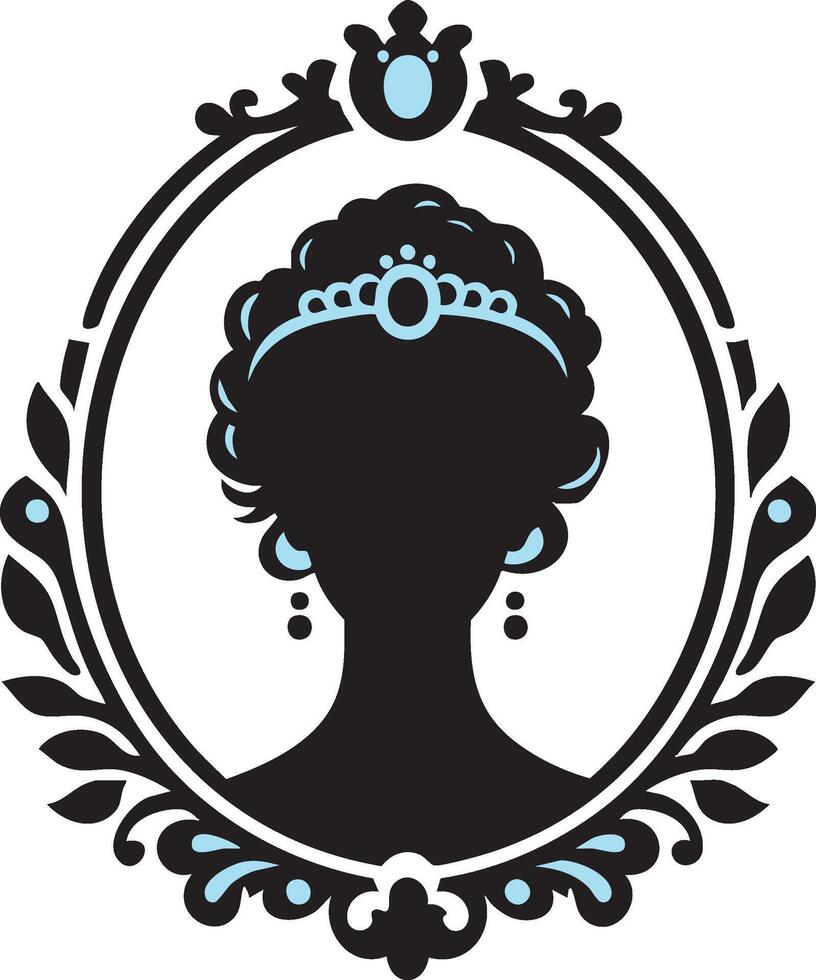 Vintage Silhouette Cameo for Unique Projects vector