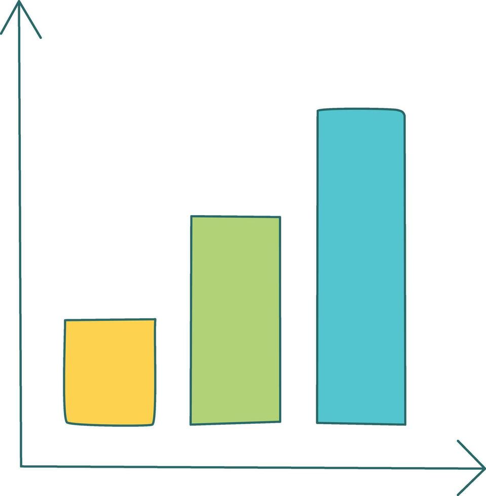 chart shows graph vector
