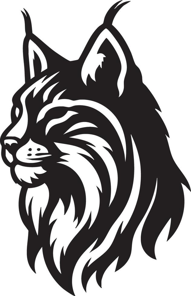 Lynx Shape Design for Unique Patterns vector