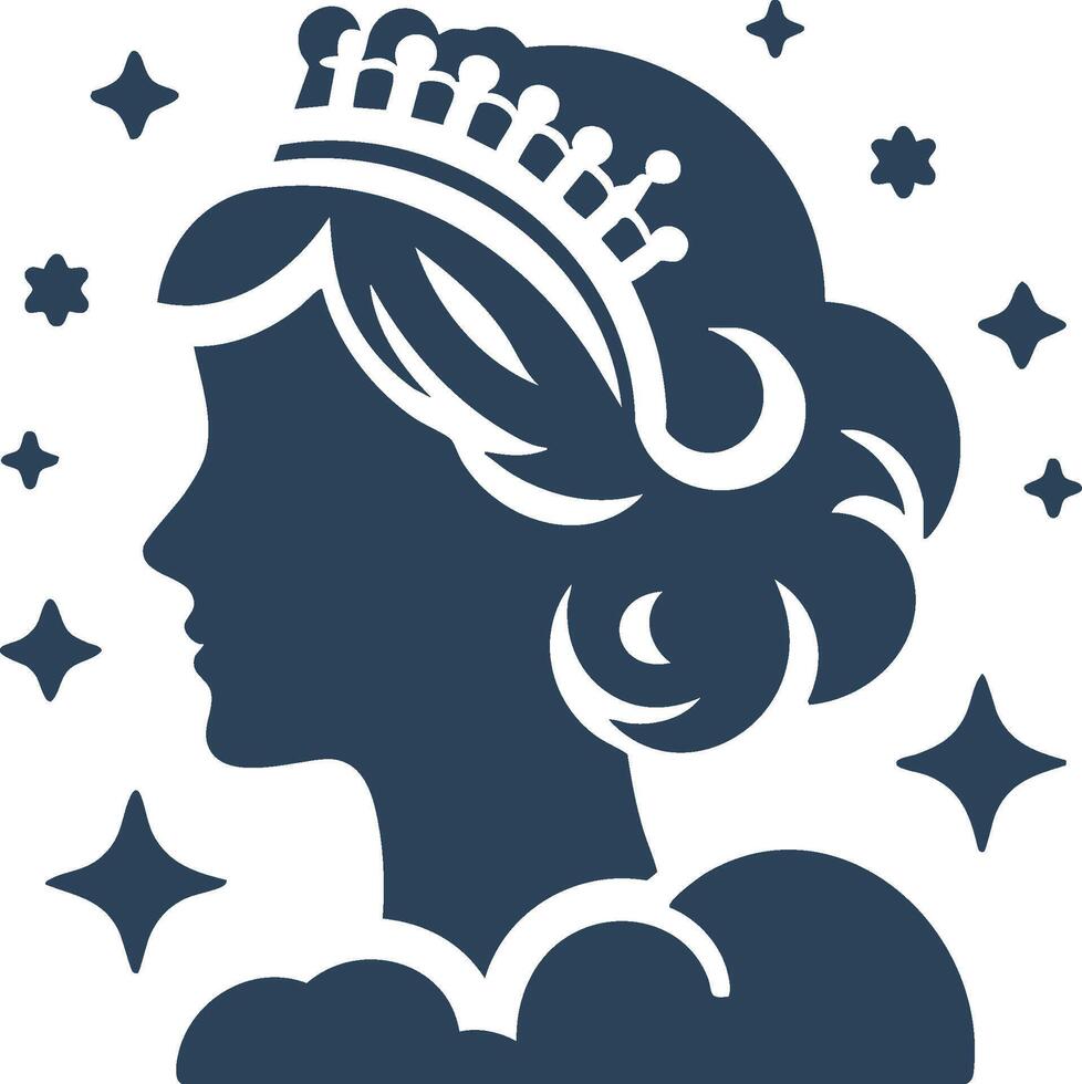 Retro Ornament Cameo for Decorative Graphics vector