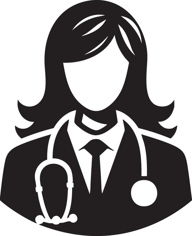 Surgeon Silhouette for Surgical Themes vector
