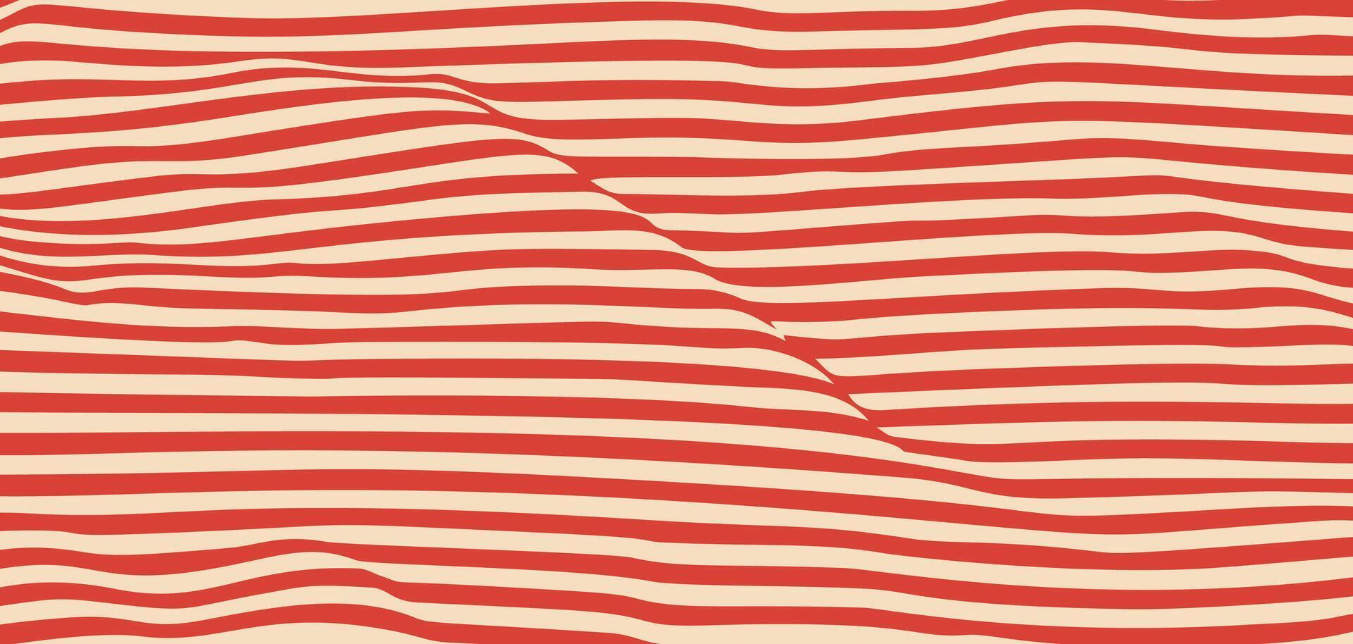 Retro Striped Social Media Background vector