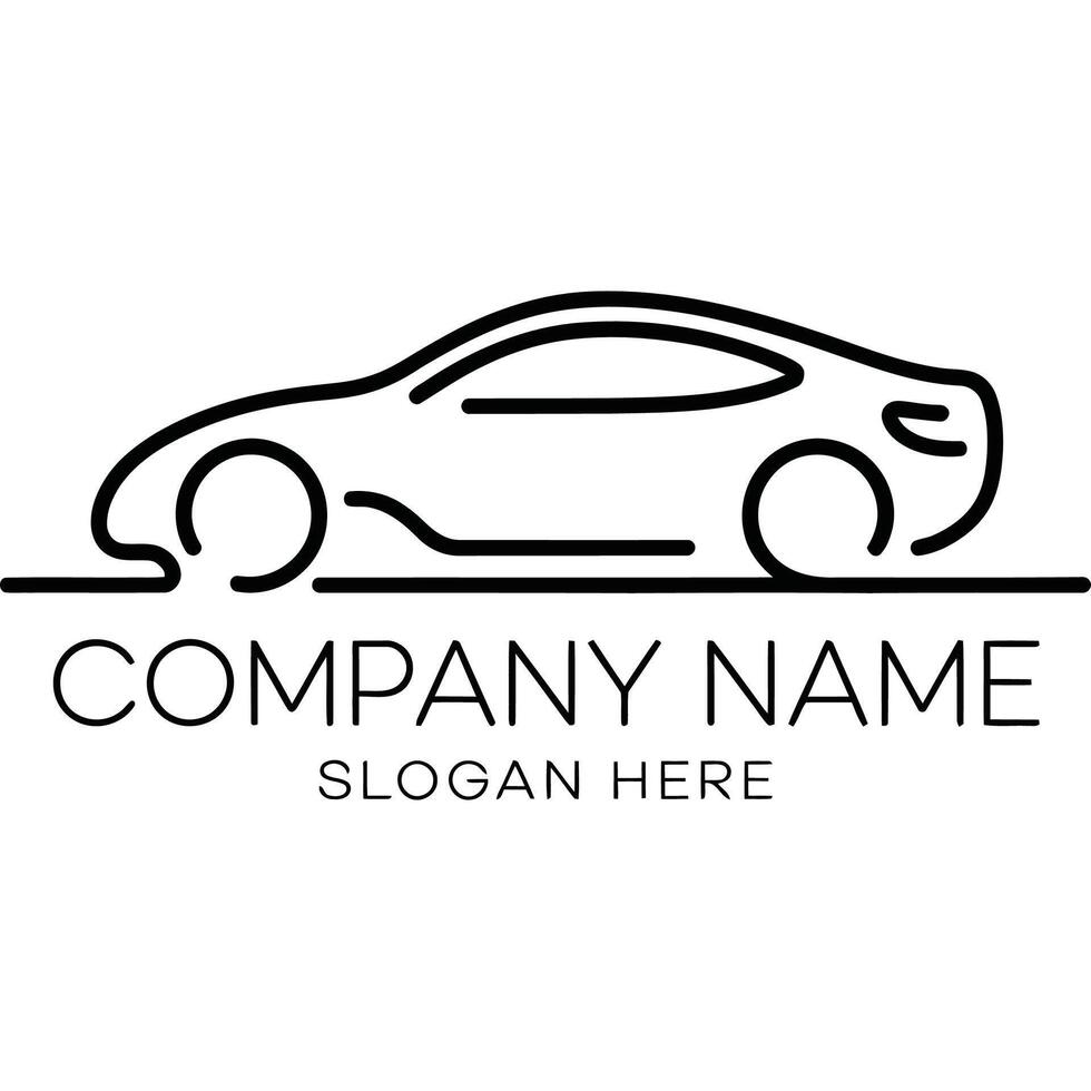 Car logo design template illustration vector
