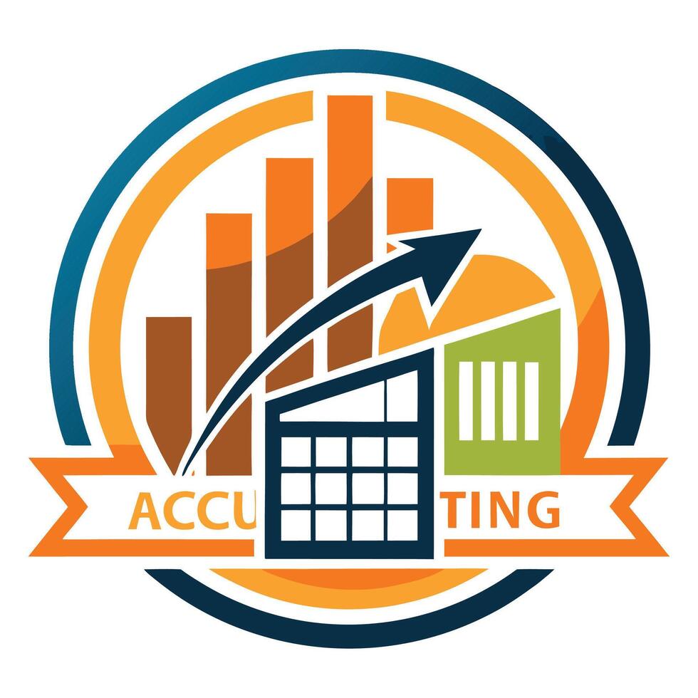 Simple Accounting Logo Concepts vector