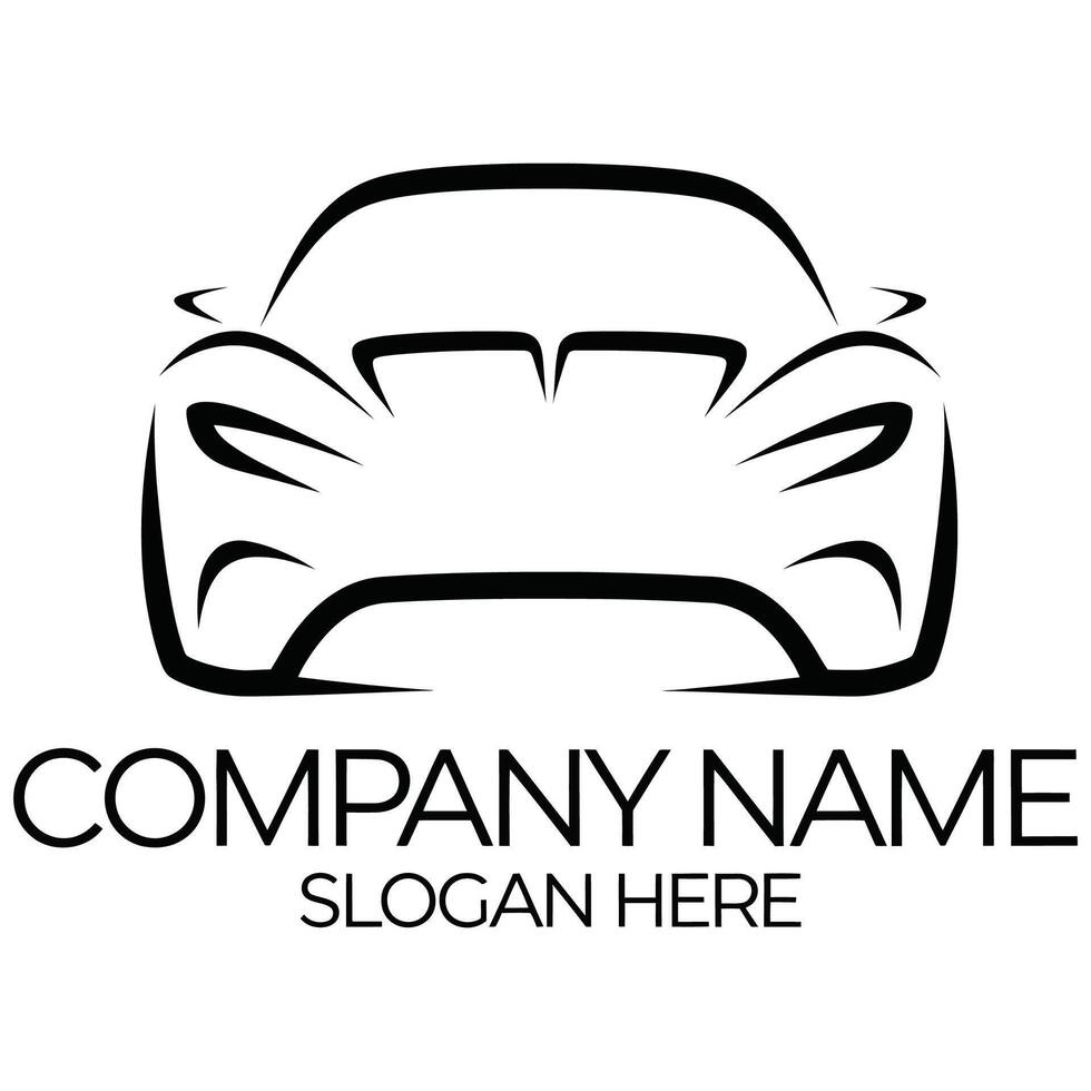 Car logo template vector
