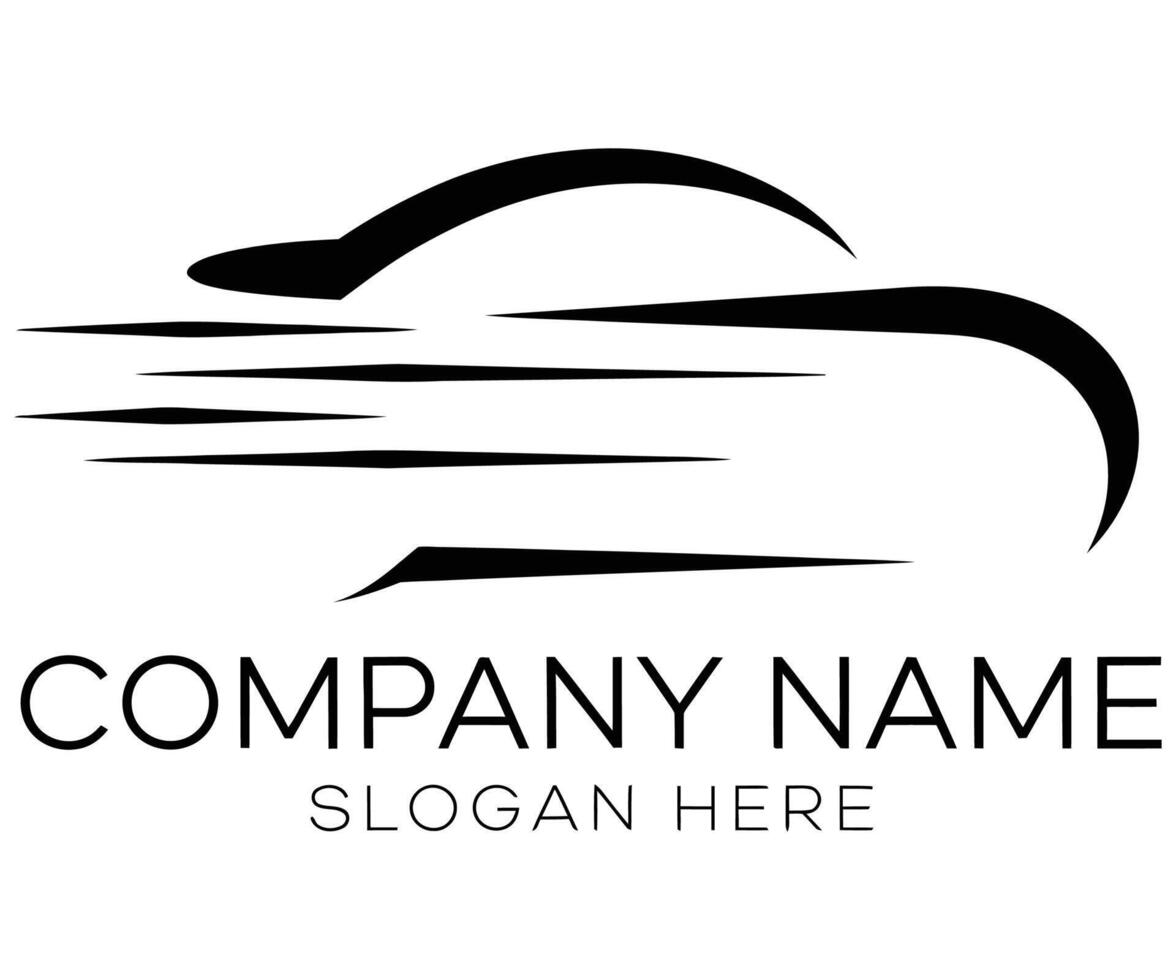Fast and Sleek Car Brand Design. vector
