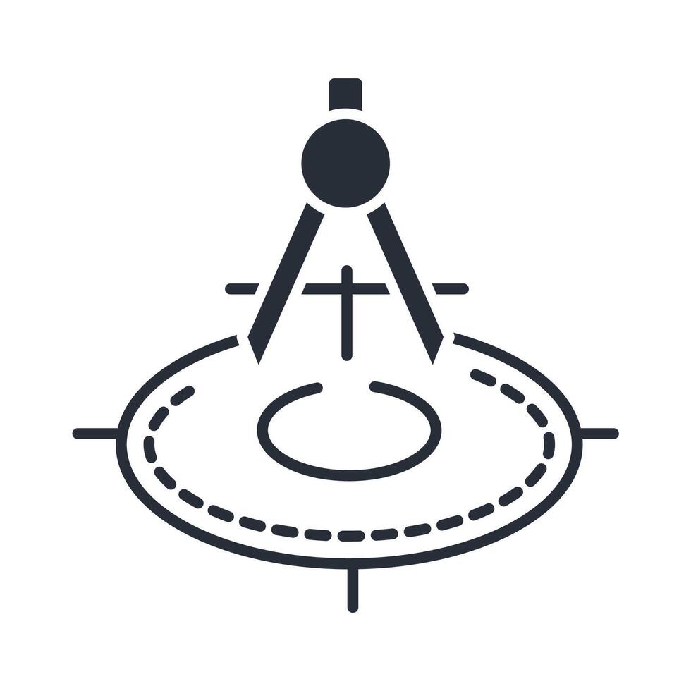 calibration icon. .Editable stroke.linear style sign for use web design,logo.Symbol illustration. vector