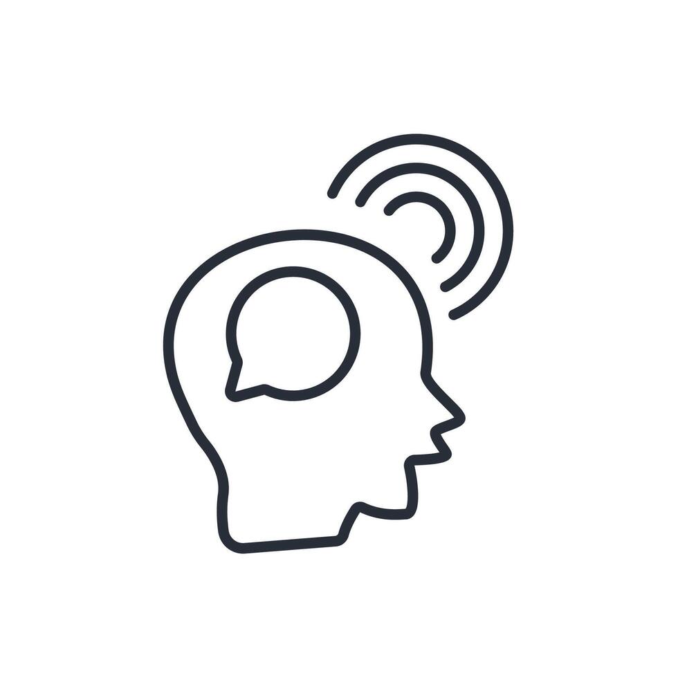 curiosity icon. .Editable stroke.linear style sign for use web design,logo.Symbol illustration. vector