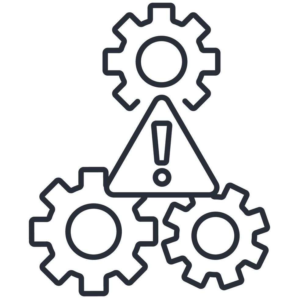 defect icon. .Editable stroke.linear style sign for use web design,logo.Symbol illustration. vector