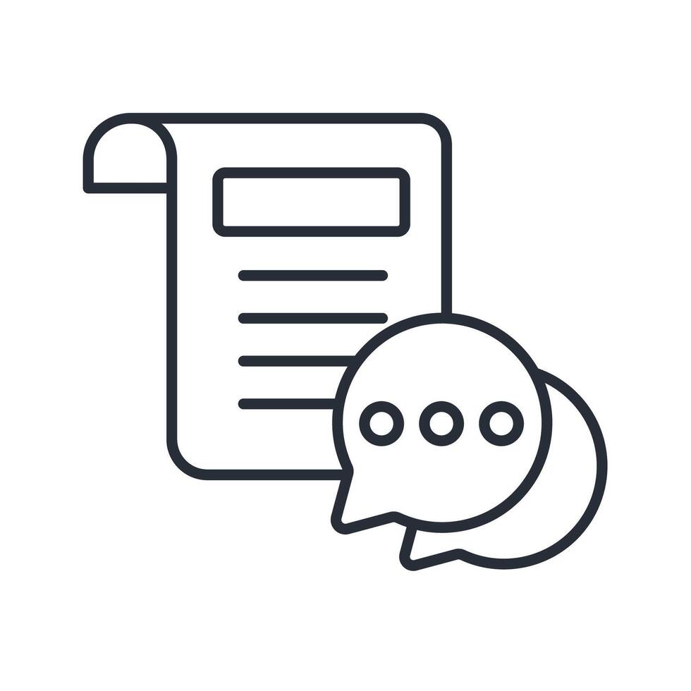 storytelling icon. .Editable stroke.linear style sign for use web design,logo.Symbol illustration. vector