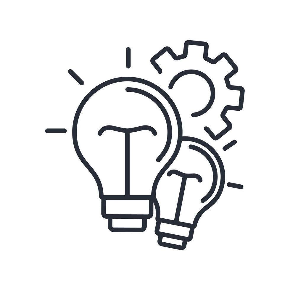 Innovation icon. .Editable stroke.linear style sign for use web design,logo.Symbol illustration. vector