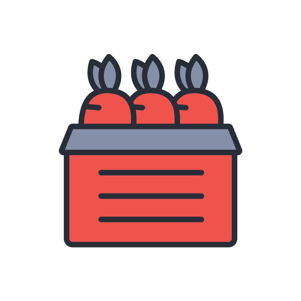 vegetable icon. .Editable stroke.linear style sign for use web design,logo.Symbol illustration. vector