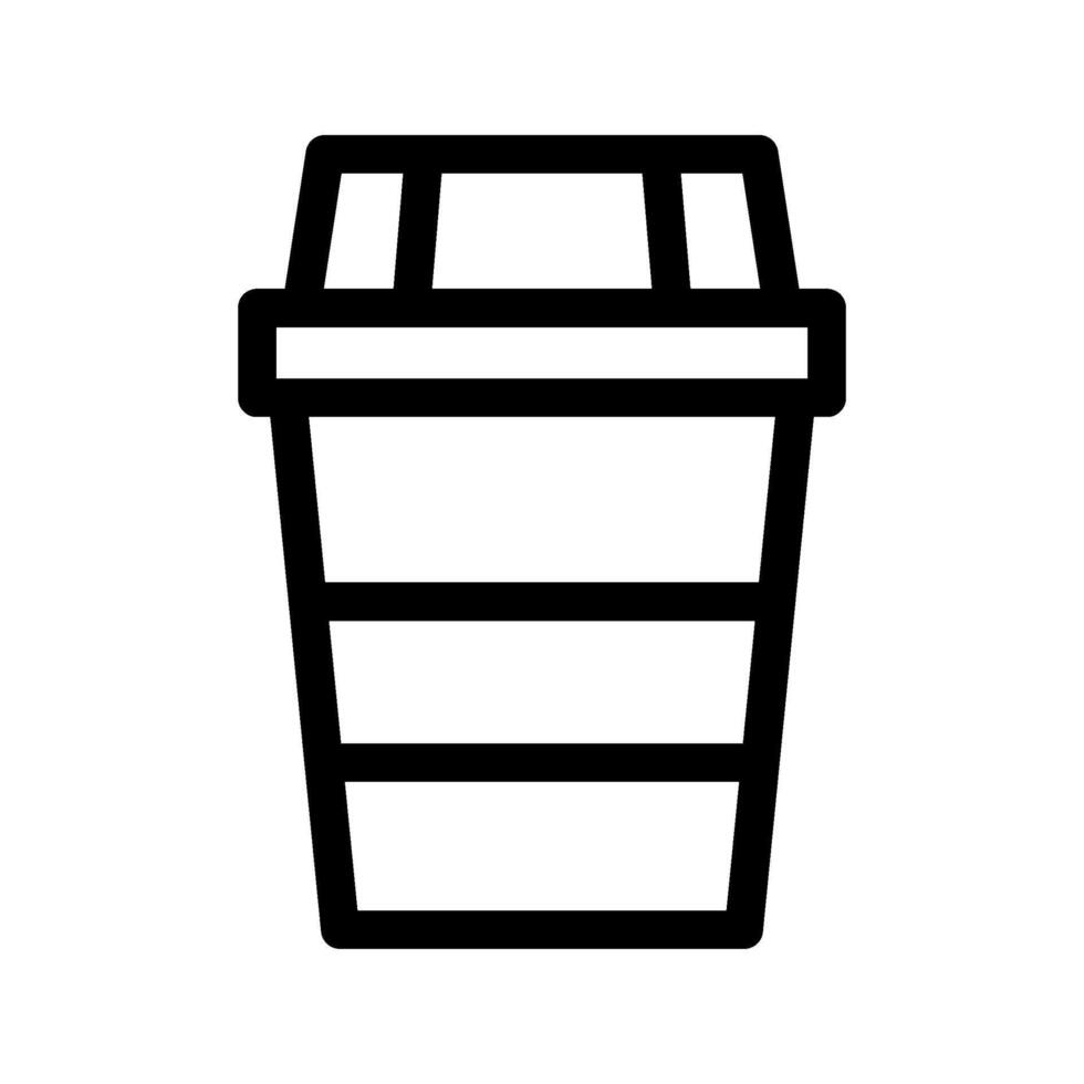 Dustbin Icon Symbol Design Illustration vector
