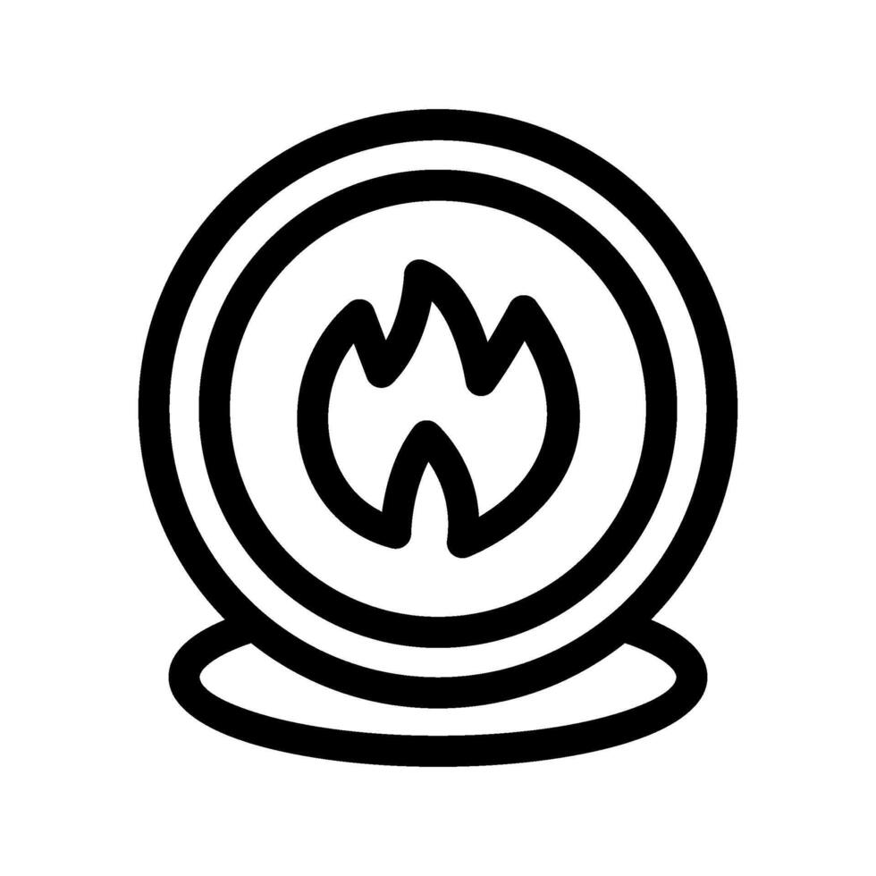 Flame Icon Symbol Design Illustration vector