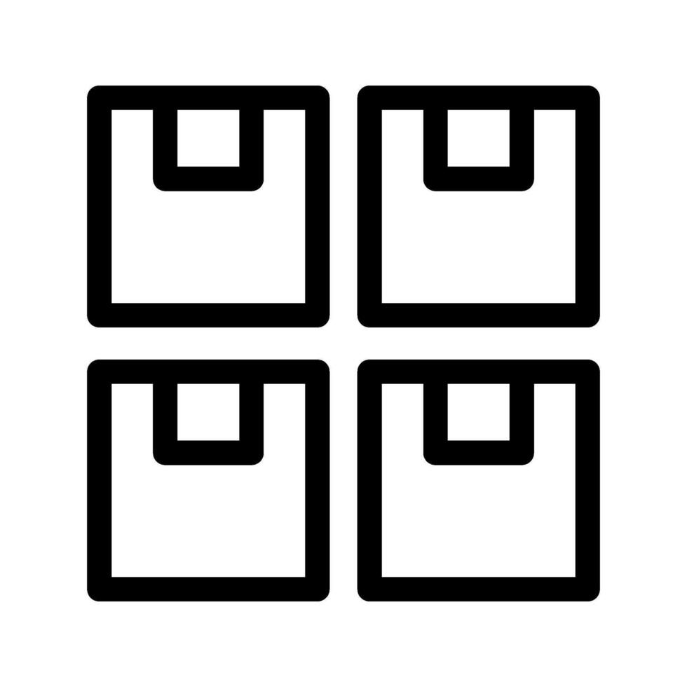 Warehousing Icon Symbol Design Illustration vector