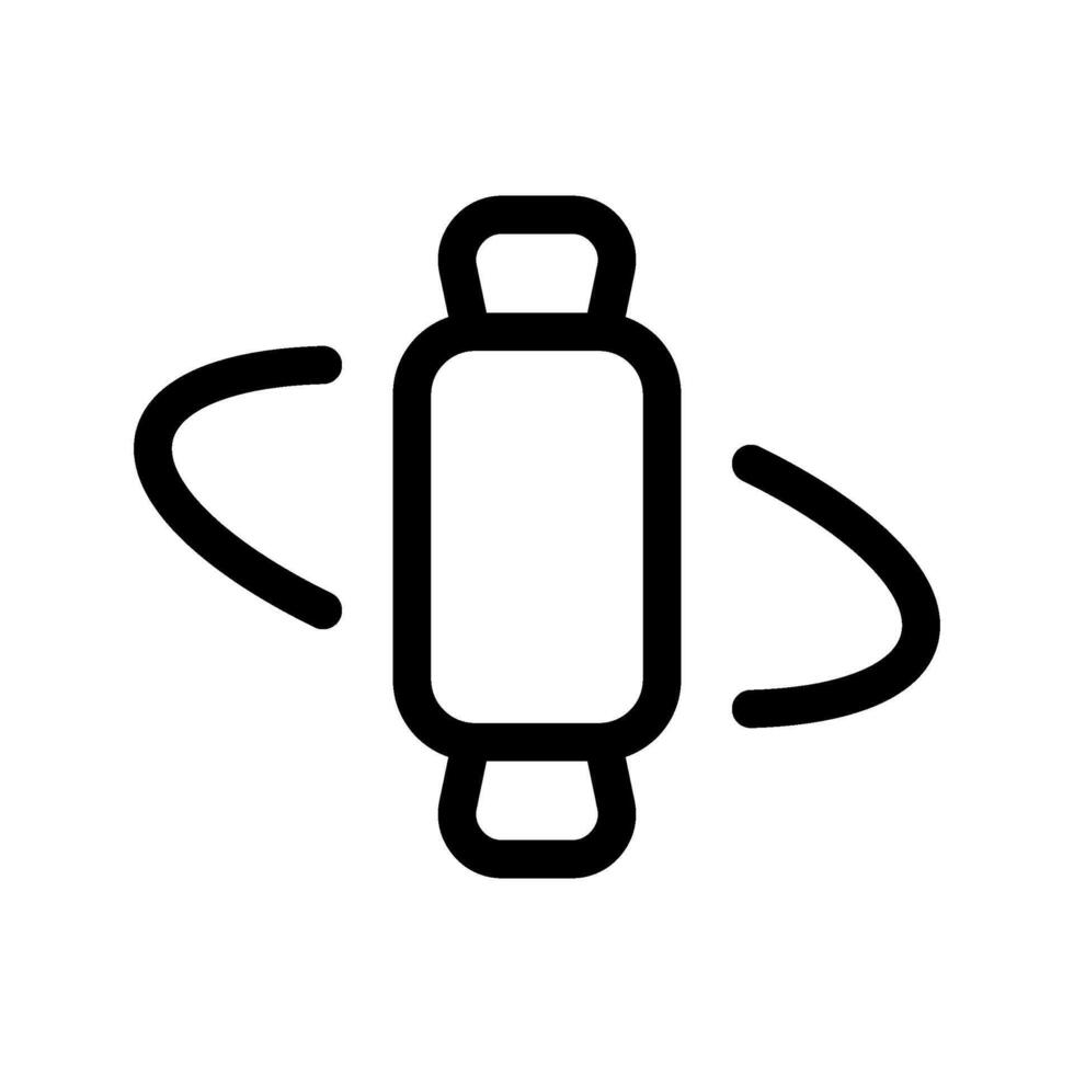 Rolling Pin Icon Symbol Design Illustration vector