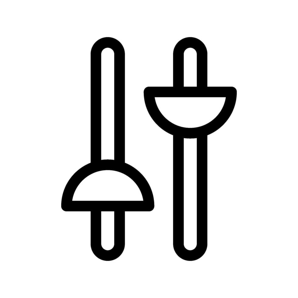 Fencing Icon Symbol Design Illustration vector