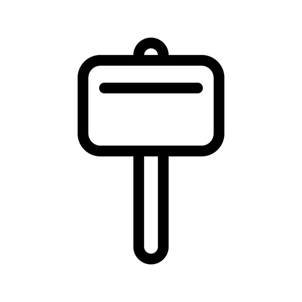 Hammer Icon Symbol Design Illustration vector