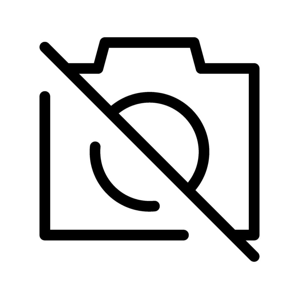 No Photo Icon Symbol Design Illustration vector