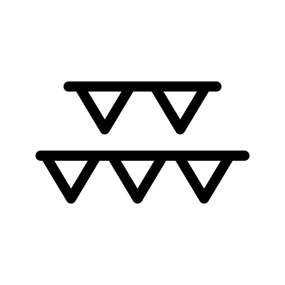 Garland Icon Symbol Design Illustration vector
