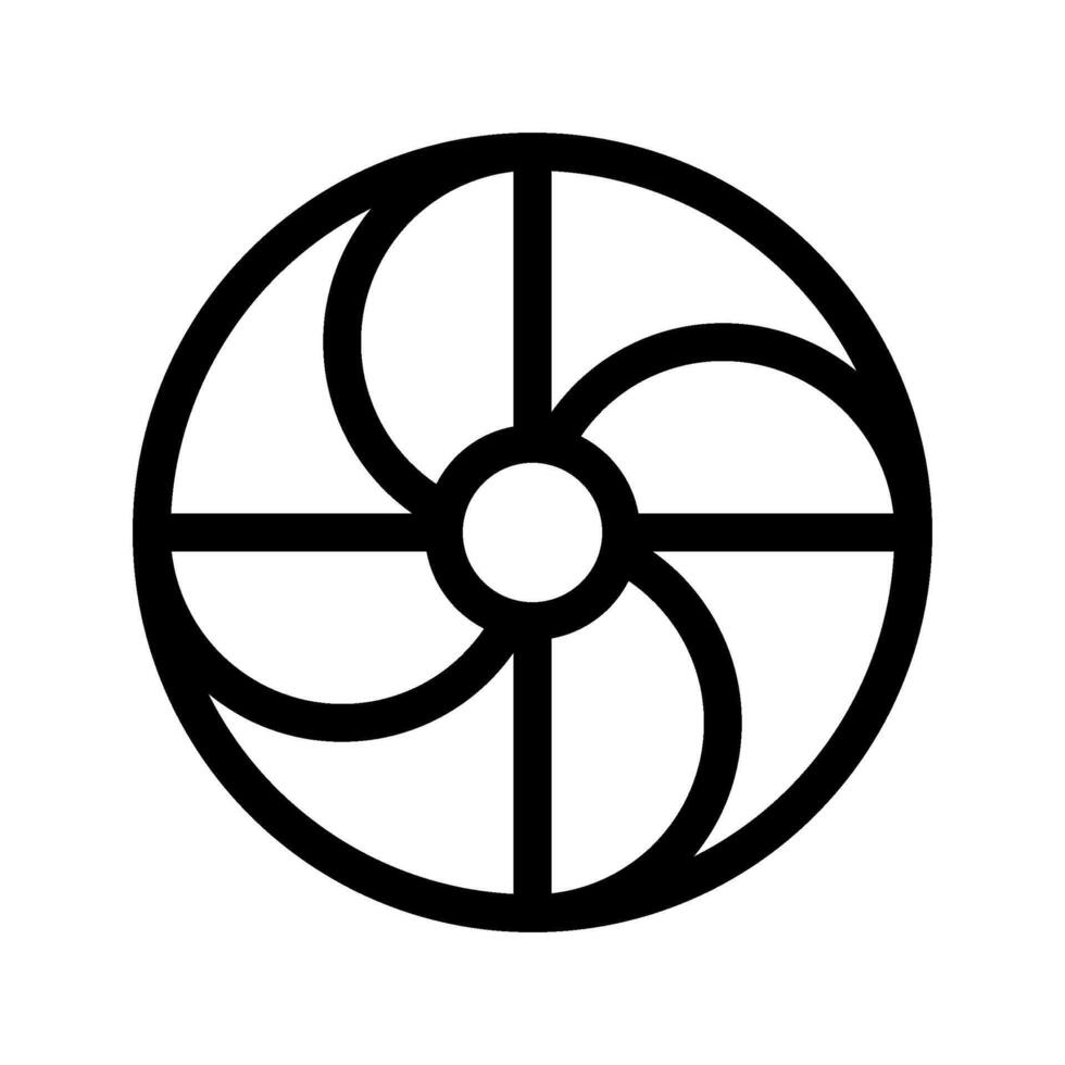Fan Icon Symbol Design Illustration vector