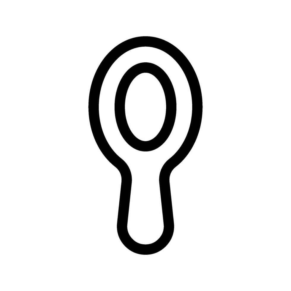 Hand Mirror Icon Symbol Design Illustration vector