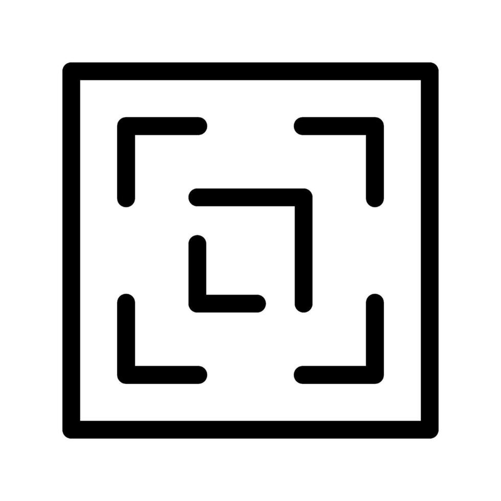 Focus Icon Symbol Design Illustration vector