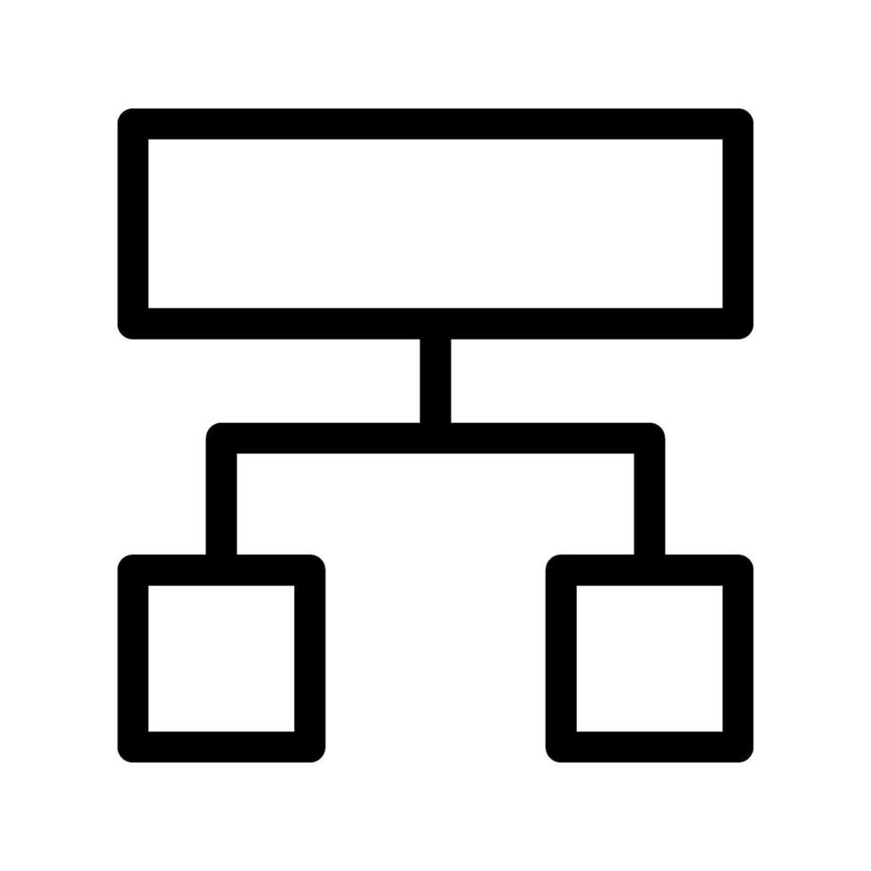 Flowchart Icon Symbol Design Illustration vector