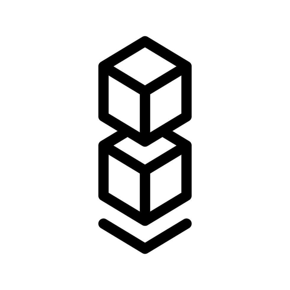 Blockchain Voting Mechanisms Icon Symbol Design Illustration vector