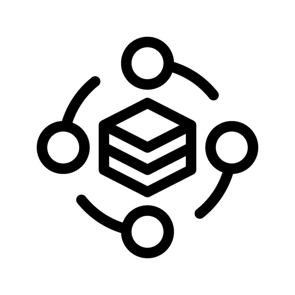 Supply Chain Icon Symbol Design Illustration vector