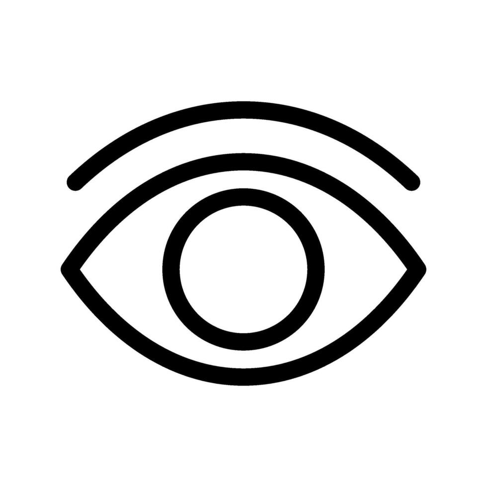 Visibility Icon Symbol Design Illustration vector