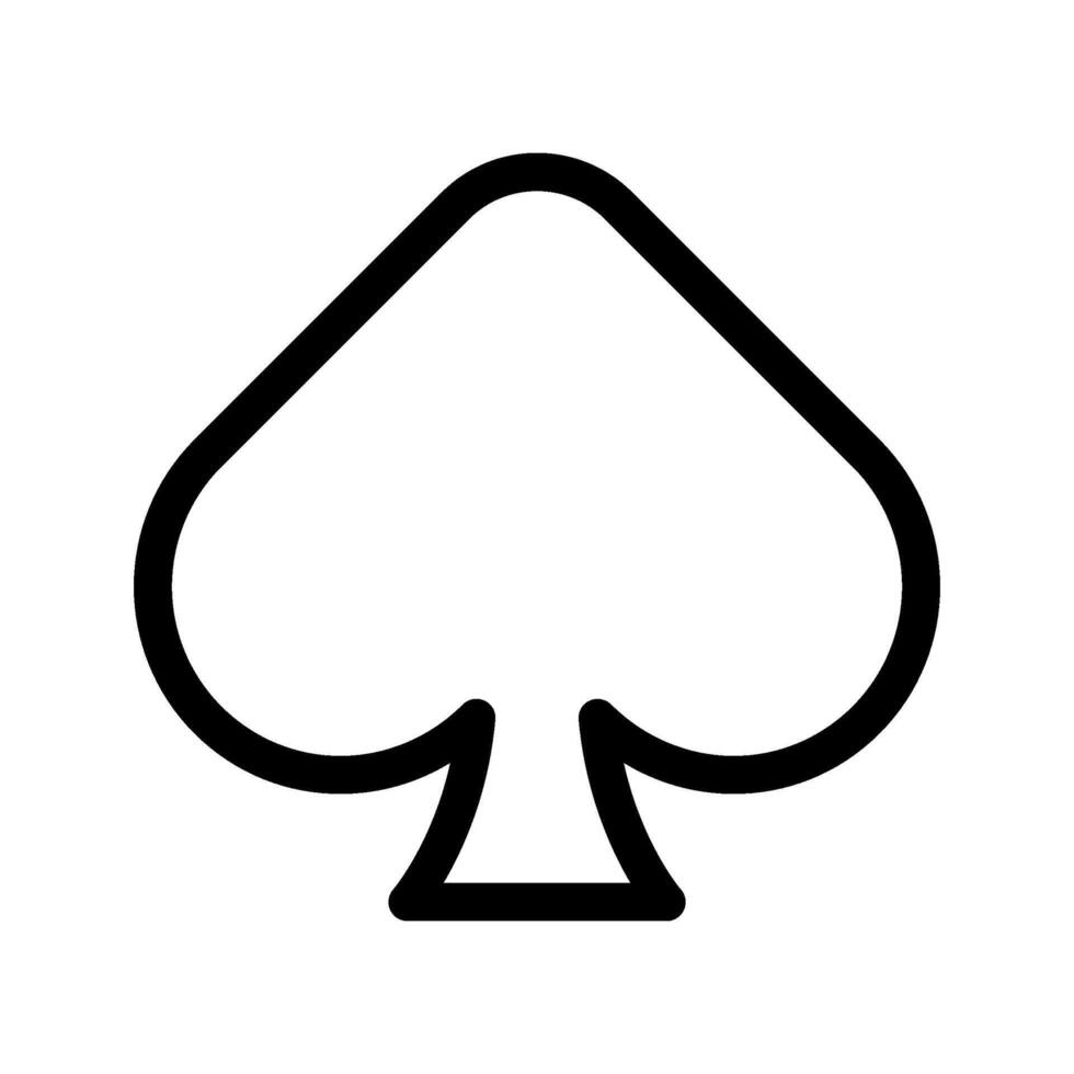 Spade Icon Symbol Design Illustration vector